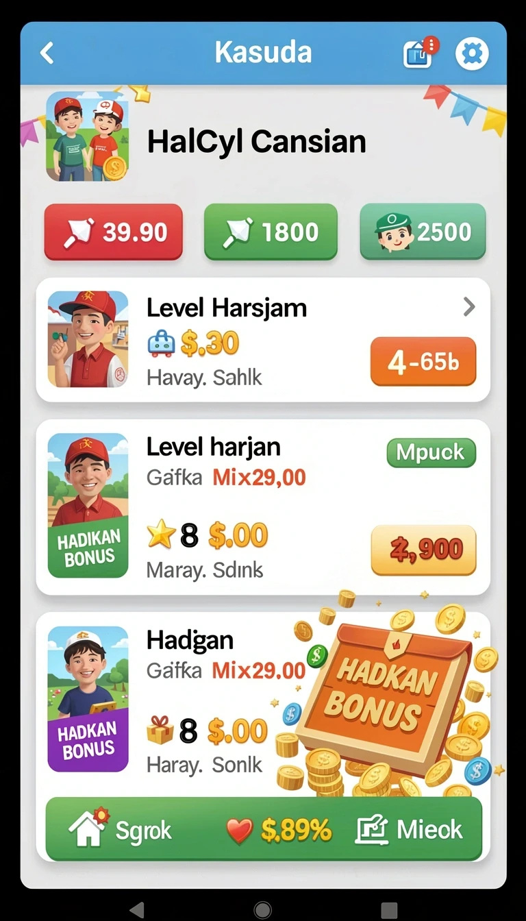 Beragam pilihan permainan menarik dalam aplikasi Download kuil69 APK untuk Android.